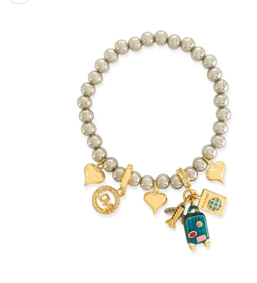 B3B023 Stretch Charm Bracelet
