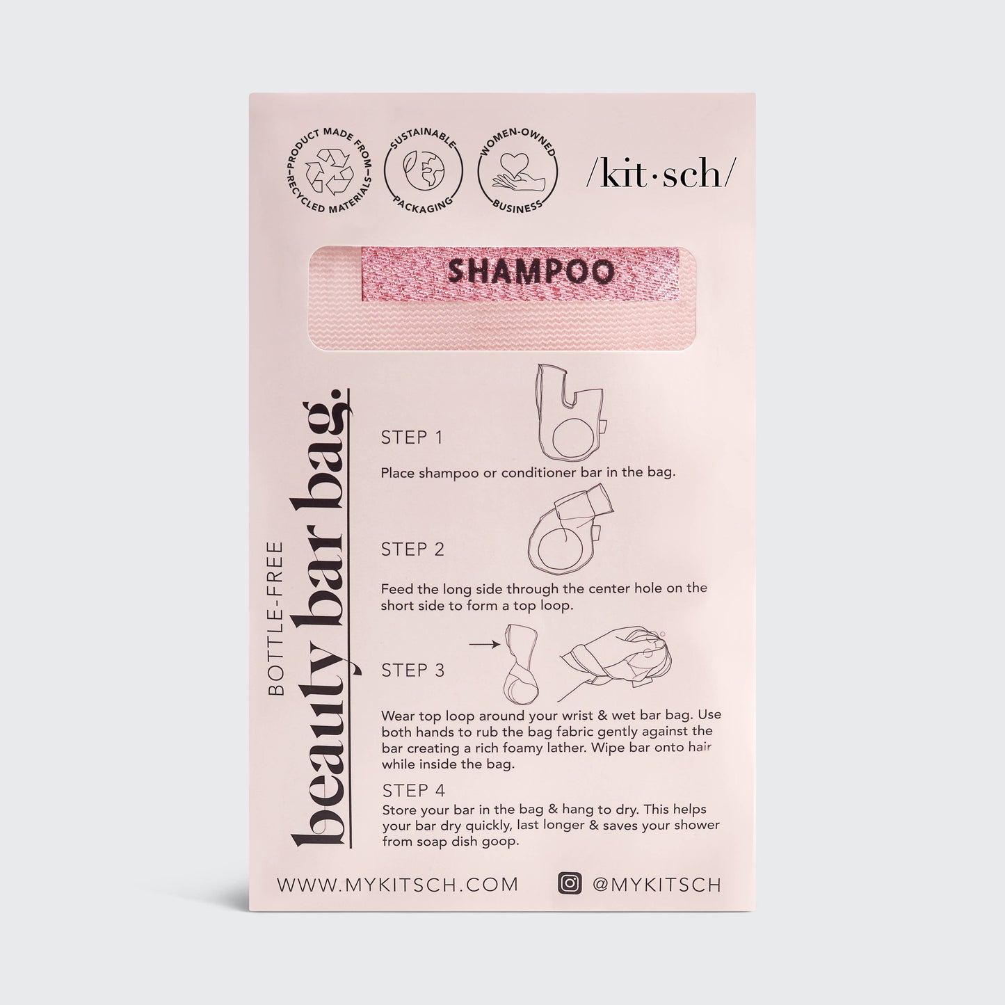 Shampoo Beauty Bar Bag Blush - La Tour Salon Of Paris