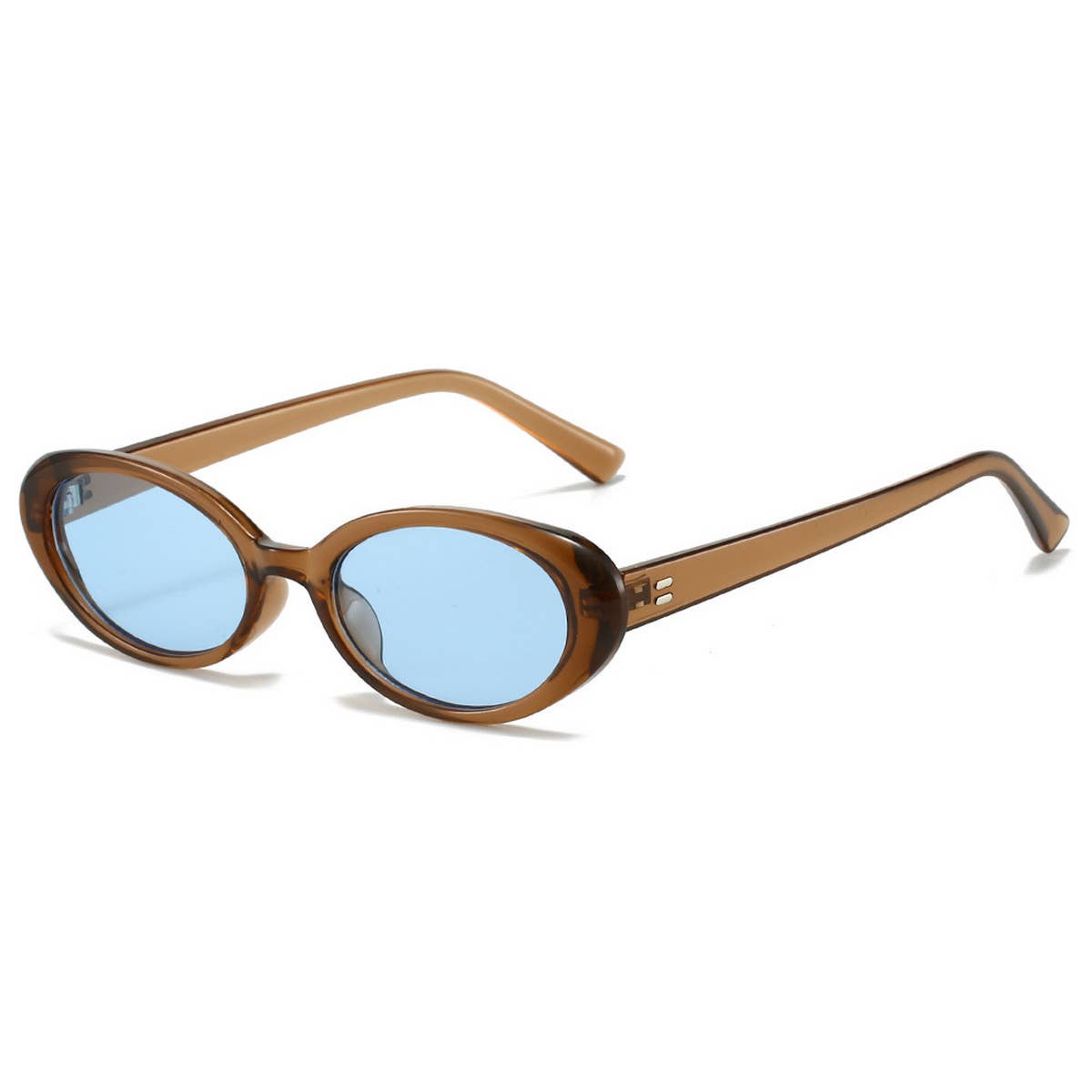 Retro Small Oval Frame Sunglasses