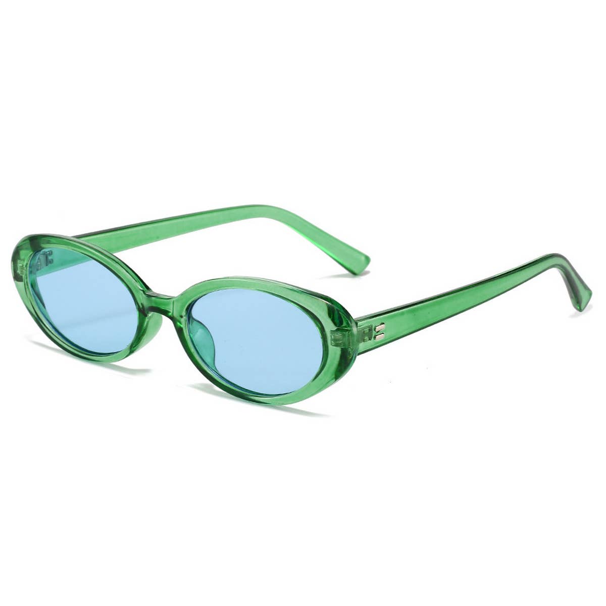 Retro Small Oval Frame Sunglasses
