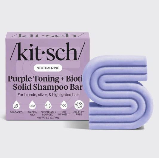 Purple Toning Shampoo Bar for Color-Treated & Grey Hair
