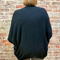 Batwing Sweater –  Black- La Tour Salon of Paris