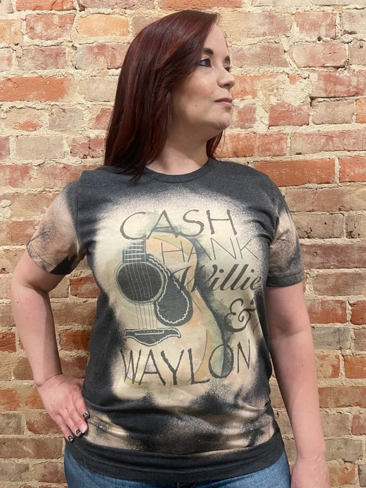 short sleeve Cash Hank Willie & Waylon