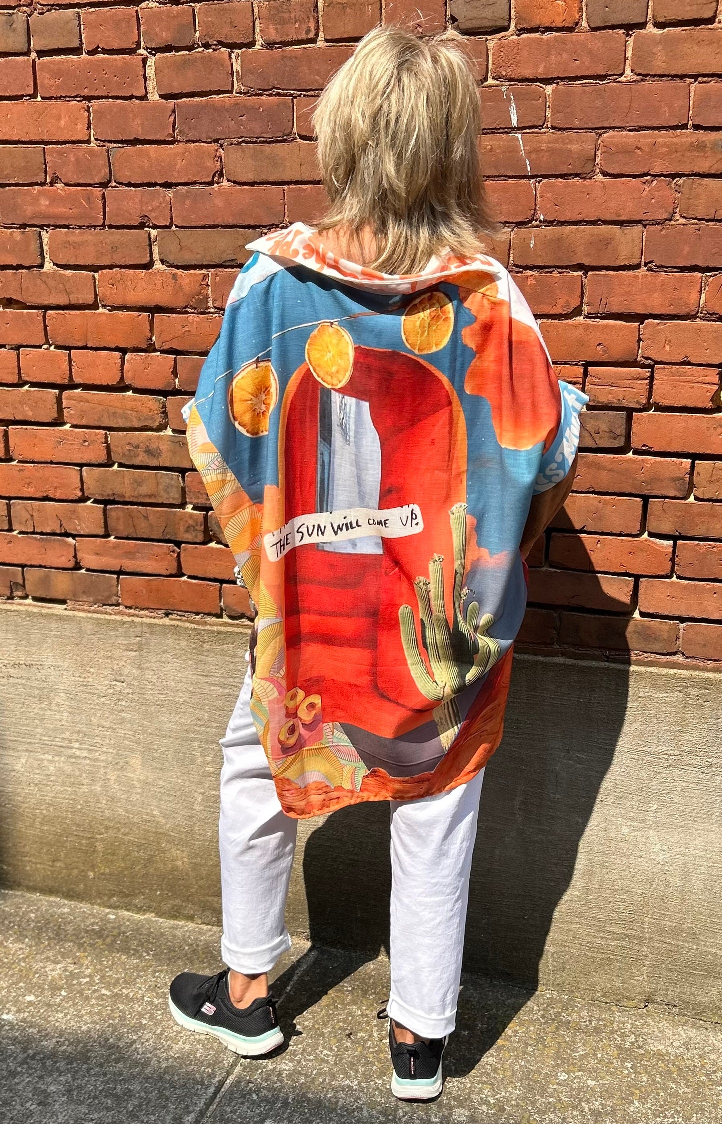 Yolly Oversize Button Up Shirt , This must Be The Place Oversized Shirt