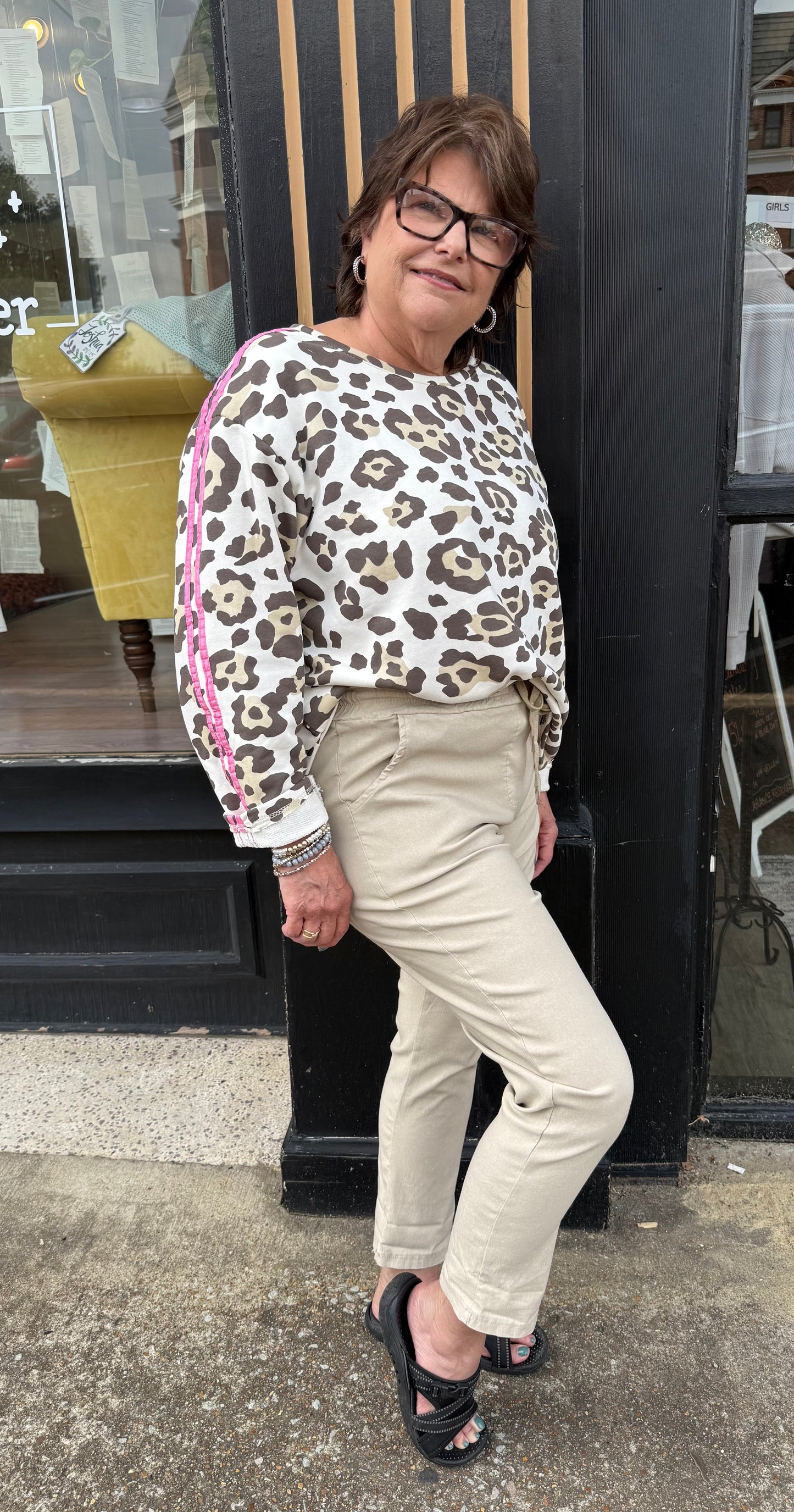 Khaki Magic Pants - La Tour Salon of Paris