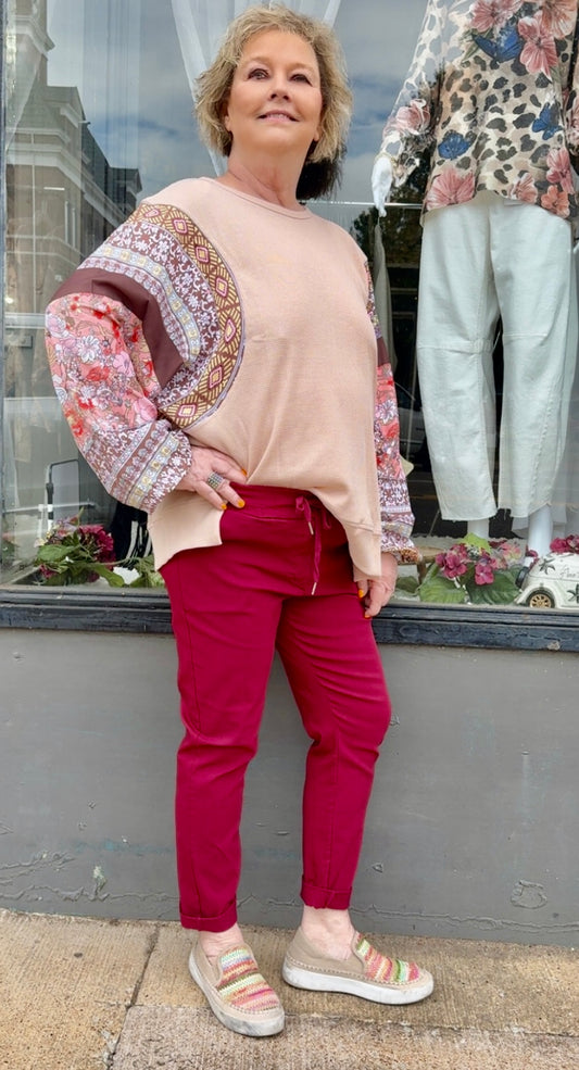 Cherry Magic Pants - La Tour Salon of Paris