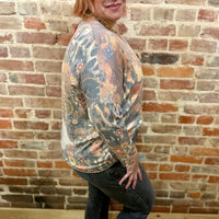 Artistic Swirl & Leopard Print Sweater PM015 – La Tour Salon of Paris