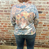 Artistic Swirl & Leopard Print Sweater PM015 – La Tour Salon of Paris