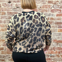 Leopard Print Sweater LV50 – La Tour Salon of Paris