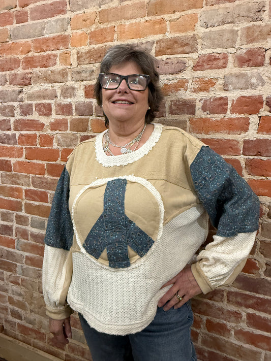 POL Almond Peace Top | La Tour Salon of Paris Boutique