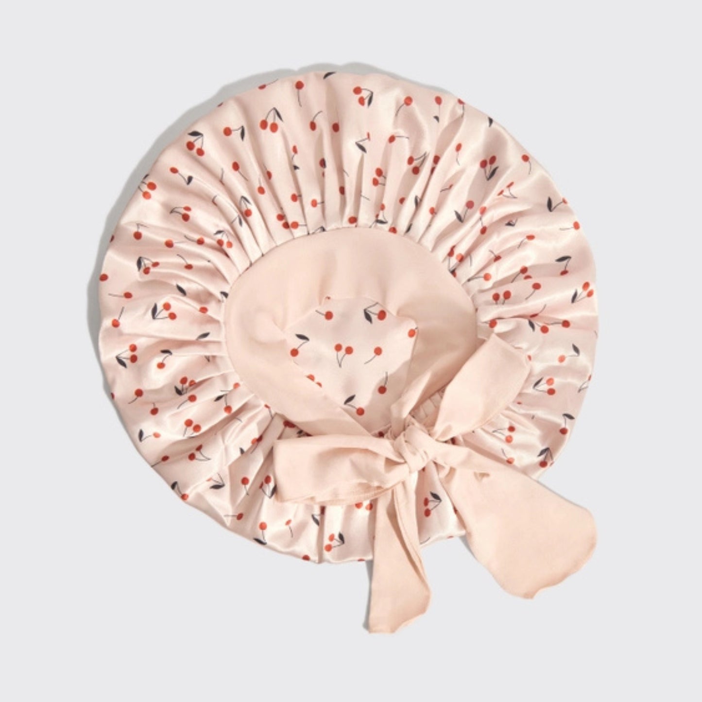 Kitsch Satin Sleep Bonnet – Cherry Print