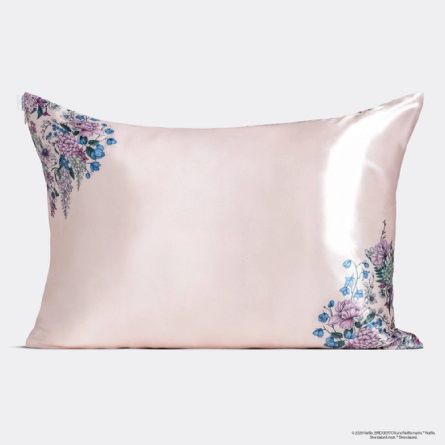 Bridgerton x Kitsch Satin Pillowcase – Wisteria Pink