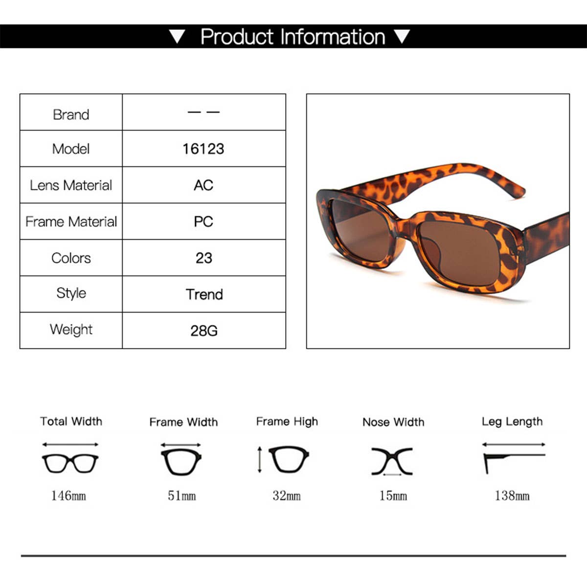 Trendy Small Square Sunglasses for Women