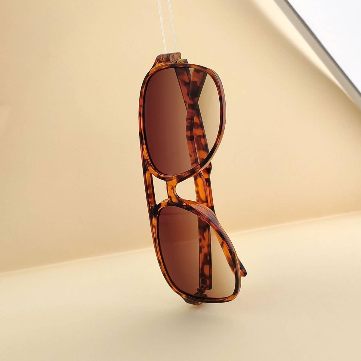 Vintage Double Bridge Aviator Sunglasses