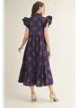 Jodifl Midi Dress in Navy Blue | Elegant Everyday Style