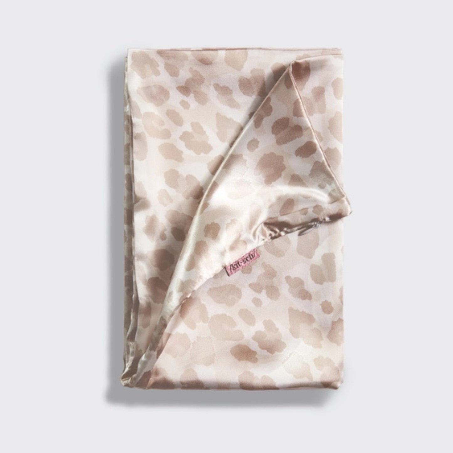 Kitsch Satin Pillowcase – Champagne Leopard Print