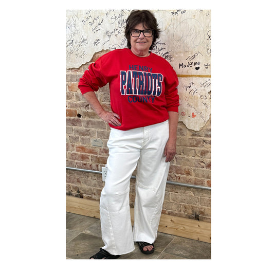 Just Black off White Barrel Jeans - La Tour Salon of Paris